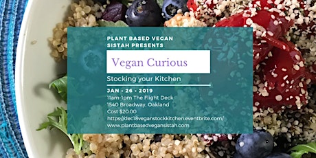 Vegan Curious - Stocking your Kitchen for Success primary image
