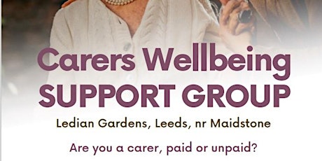 Carers Wellbeing Support Group primary image