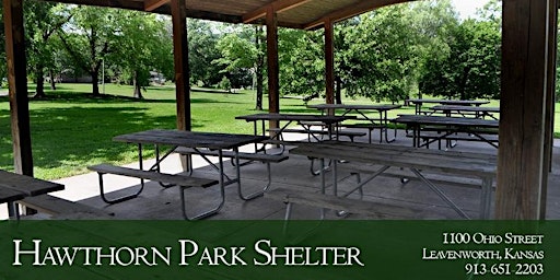 Primaire afbeelding van Park Shelter at Hawthorn Park - Dates in January - March 2024