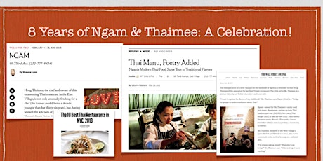 8 years of Ngam & Thaimee! primary image