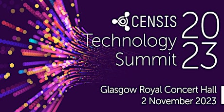 CENSIS Technology Summit - 2 November 2023 primary image