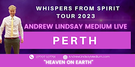 Hauptbild für Andrew Lindsay Medium Live Perth - Whispers from Spirit Tour"