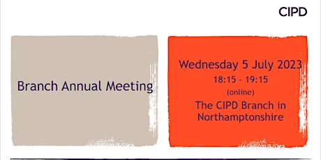 Imagem principal de CIPD branch in Northamptonshire Annual Meeting