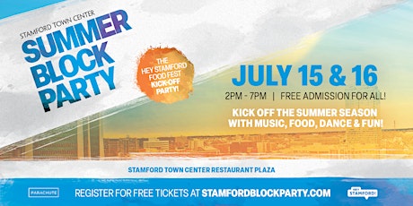 Stamford Town Center Summer Block Party primary image