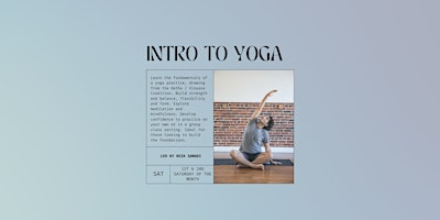 Intro to Yoga for Beginners