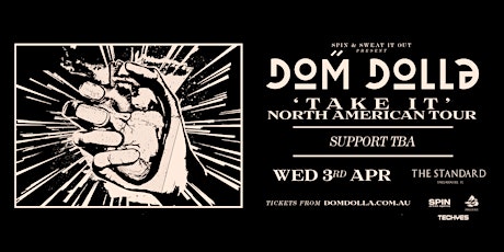 Dom Dolla - Take It North American Tour - Tallahasee 4.3.19 primary image