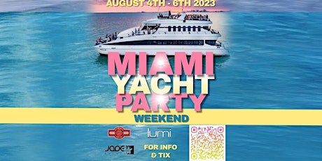 Hauptbild für Miami Yacht Party Weekend