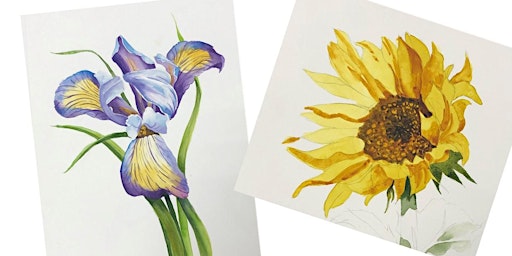 Image principale de Watercolor  SPRING Flowers