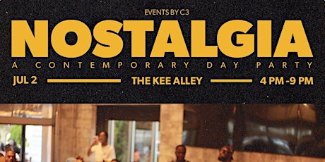 NOSTALGIA: A Contemporary Day Party primary image