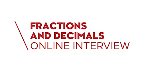 Fractions and Decimals Online Interview (FDOI) on the Insight Platform primary image