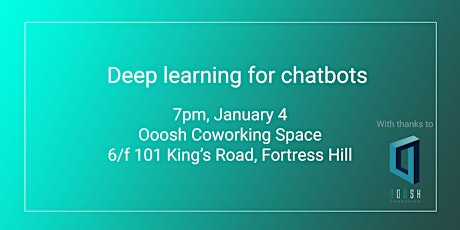 Deep learning for chatbots evening talk primary image