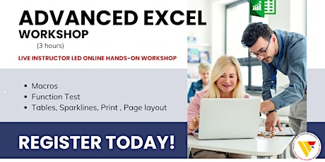 Advanced Excel  3 - Live Instructor-led Online Hands-on Workshop primary image