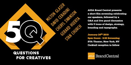 5Q: Questions for Creatives: Video Premieres + Panel Discussion primary image