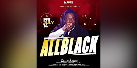 Hauptbild für All BLACK performing live. Tickets available at the door