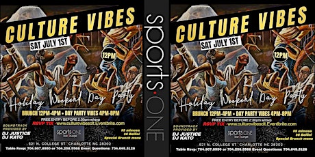 Culture Vibes   Brunch &     Day Party primary image