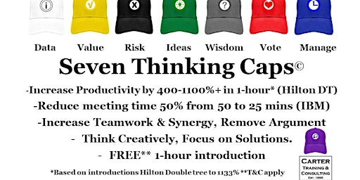 Seven Thinking Caps by first trainer Six Hats HCMC from US$125 primary image