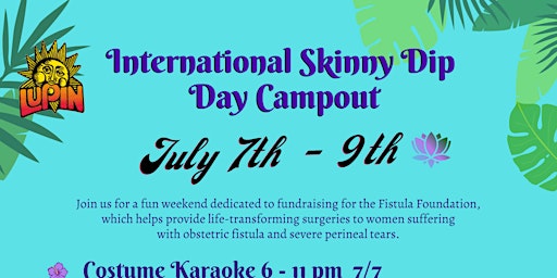Skinny Dip Weekend Fundraiser with Pool Party!!
