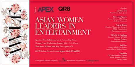 Asian Women Leaders in Entertainment primary image