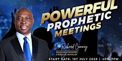 PROPHETIC CONFERENCE -  BIBLE TEACHING, PERSONAL PROPHECY  AND PRAYERS primary image