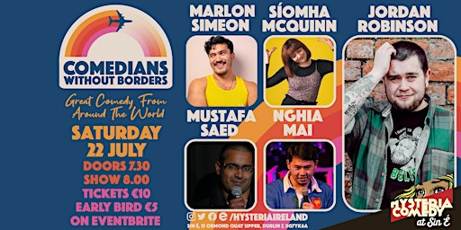 Imagem principal de Comedians Without Borders: Monthly Stand Up Comedy