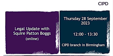 Legal Update with Squire Patton Boggs (online)  primärbild