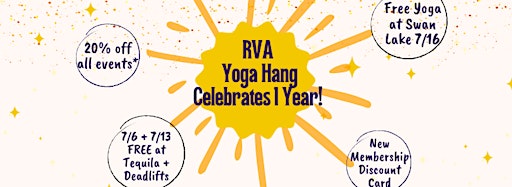 Collection image for RVA Yoga Hang Celebrates 1 Year