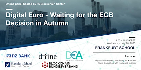 Digital Euro - Waiting for the ECB Decision in Autumn primary image