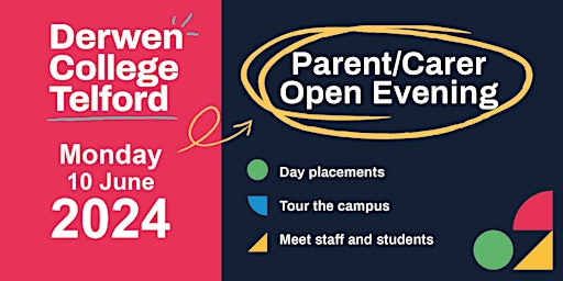 Derwen College Telford - Open Evening - Monday 10th June 2024