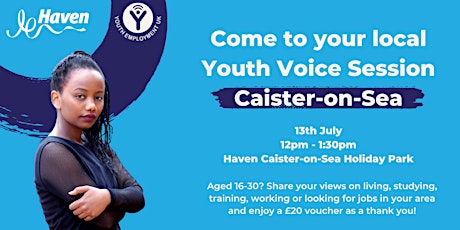 Hauptbild für Youth Voice Session - Caister-on-Sea (afternoon)