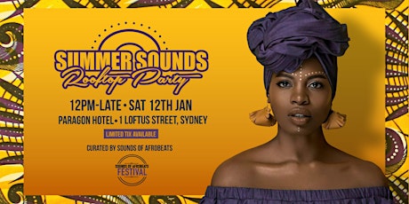 SUMMER SOUNDS: POP-UP *ROOFTOP PARTY* Curated by Sounds Of Afrobeats primary image