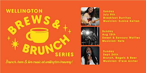 Sunday Brews & Brunch: Live Music from  D'eve Archer with Specialty Bagels primary image