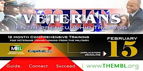 Veterans Entrepreneurship Training Registration primary image