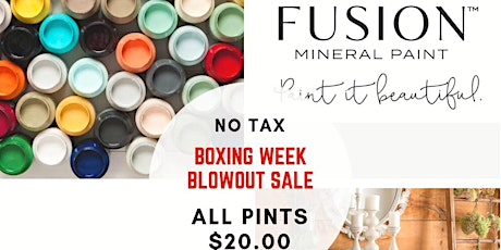 Boxing Week - Fusion Paint Blowout Sale primary image