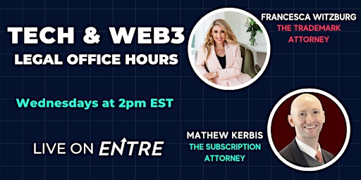 Image principale de Tech & Web3 Legal Office Hours