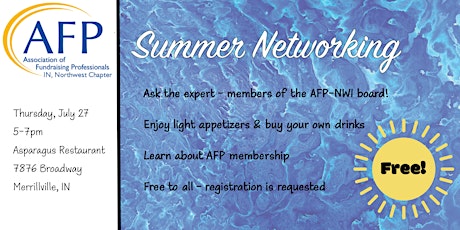 AFP-NWI Summer Networking primary image