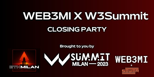 Web3Mi official W3Summit party di chiusura! primary image