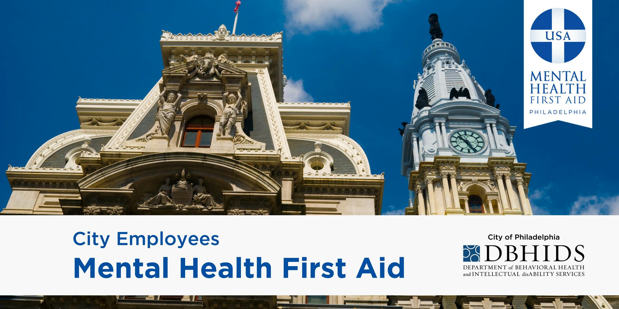 Youth MHFA for City of Philadelphia Employees ONLY* (Sept. 19th & 20th)