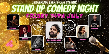 Imagen principal de Stand up Comedy Night - LIVE at Caldermeade Farm & Cafe