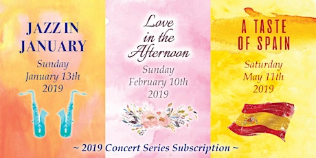 SUBSCRIPTION - Musica Marin's 2019 Concert Series primary image