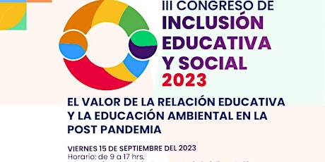 Hauptbild für 3er. CONGRESO  DE INCLUSIÓN EDUCATIVA Y SOCIAL