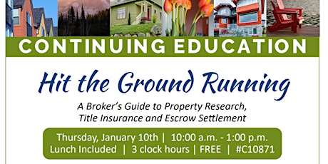 A Broker’s Guide to Property Research (3 Free Clock Hours) primary image