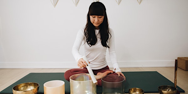 Crystal Singing Bowls Yoga with Adalynn