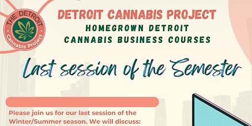 Detroit Cannabis Project June Webinars primary image