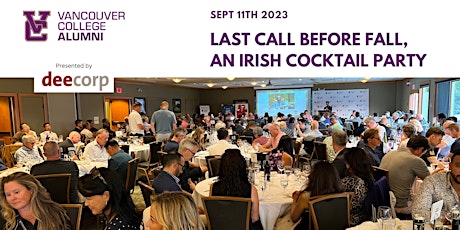 Imagen principal de Last Call Before Fall, an Irish Cocktail Party / Dinner