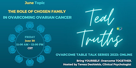 Image principale de TEAL TRUTHS: Online Group Counseling Series By Ovarcome