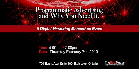 Programmatic Advertising and Why You Need It - A Digital Marketing Momentum Event primary image