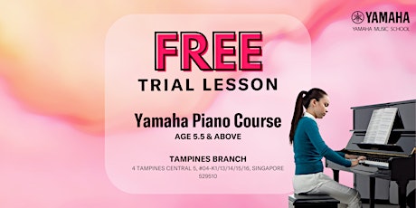 FREE Trial Yamaha Piano Course @ Tampines