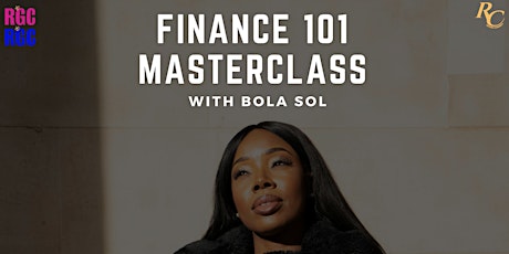 Finance 101 Masterclass with Bola Sol primary image