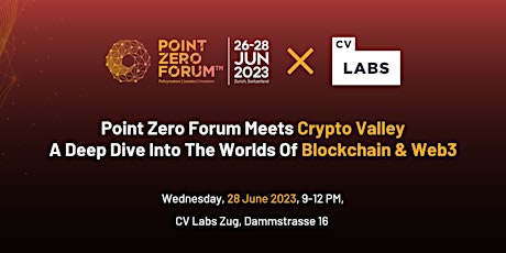 Point Zero Forum Meets Crypto Valley primary image