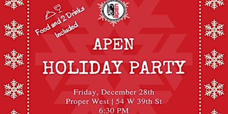 APEN 2018 Holiday Party primary image